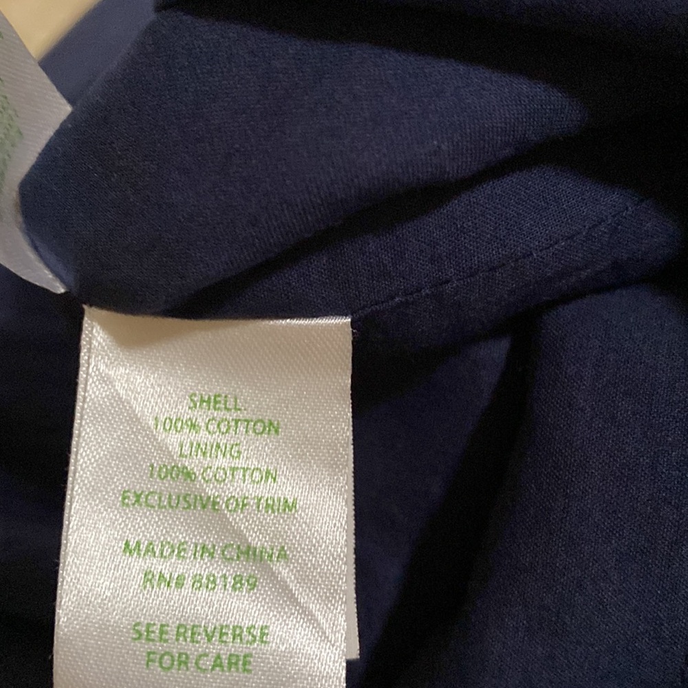 Lilly Pulitzer Dress- size 12 -midnight Blue - Picture 11 of 15